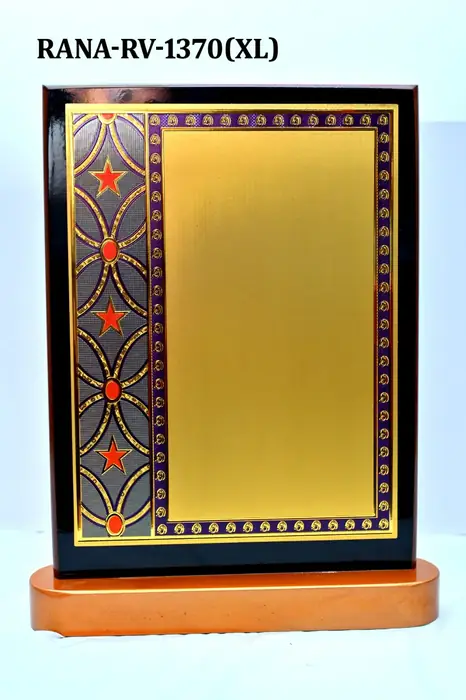 Luxury wooden certificate plaque